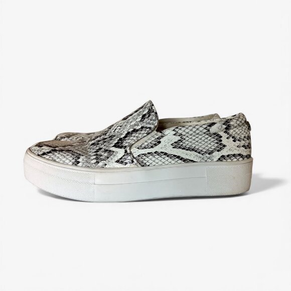 Steve Madden Gills Snakeskin Print Platform Slip-On Sneakers Size 6.5M - Picture 4 of 9